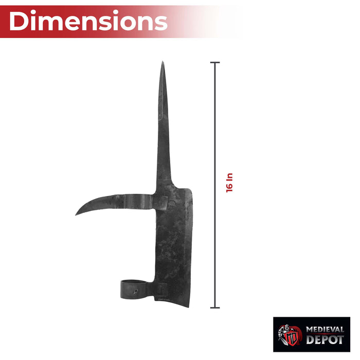 14th Century Voulge Polearm Functional Replica Weapon