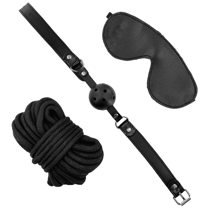 8-Piece Deep Black Weekender Bondage Set