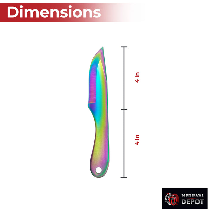 Aerodynamic Internal Reflection Balanced Throwing Knives