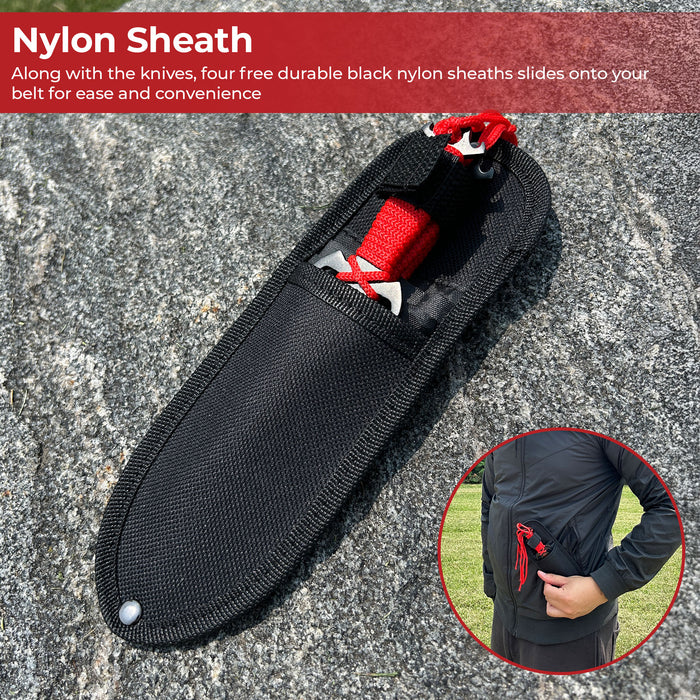 Ancestral Deadly Triad Throwing Knife Set