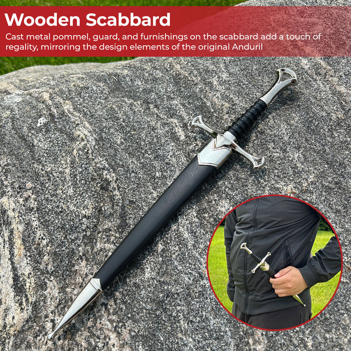 Andurils Legacy Lord of the Rings Replica Dagger