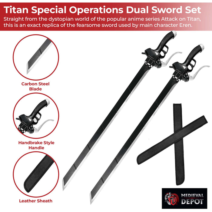 Attack on Titan Special Operations Dual Sword Set