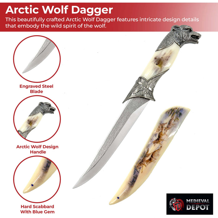 Arctic Wolf Dagger