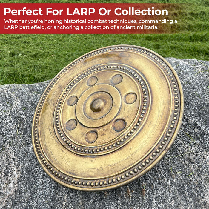 Authentic Roman Buckler Arena Shield for Gladiators & Legionaries