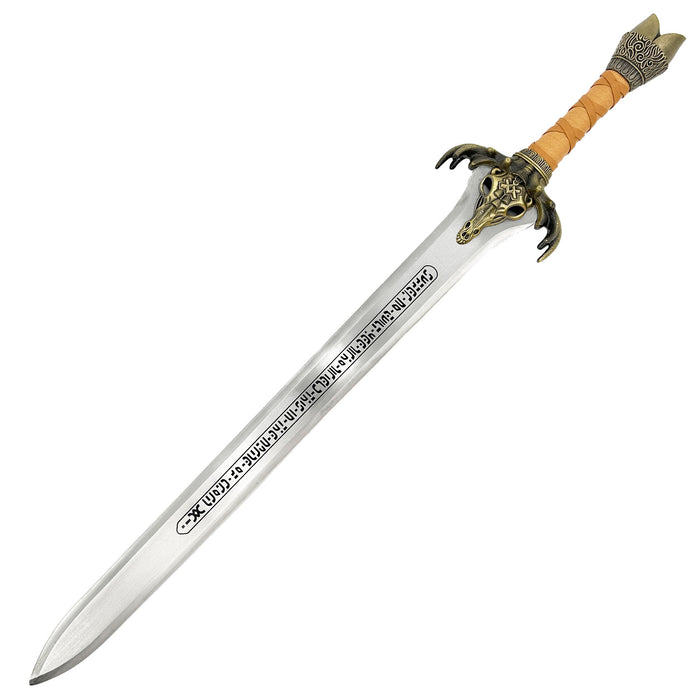Barbarian Father's Medieval Rams Head Sword
