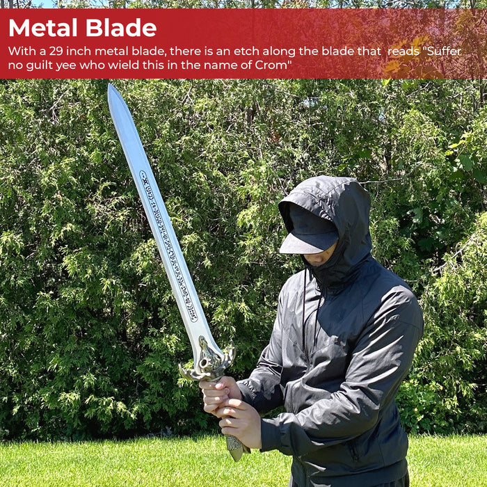 Barbarian Father's Medieval Rams Head Sword