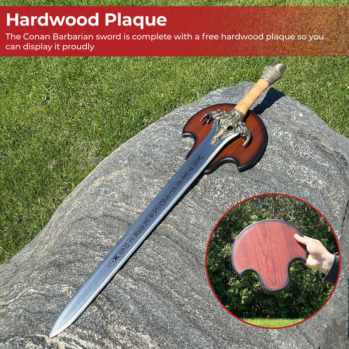 Barbarian Father's Medieval Rams Head Sword