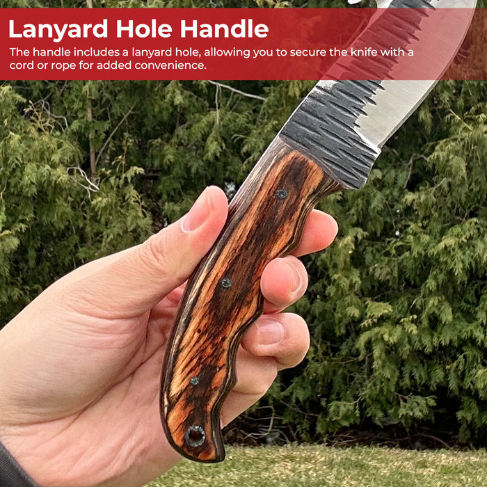 Barracuda Full Tang Gut Hook Outdoor Hunting Knife