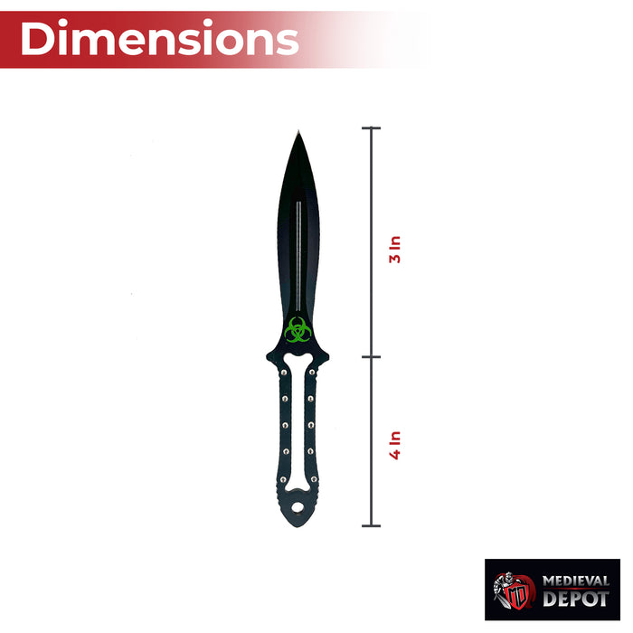 Bone Splicer Three Piece Throwing Knives