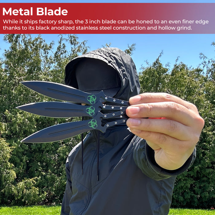 Bone Splicer Three Piece Throwing Knives