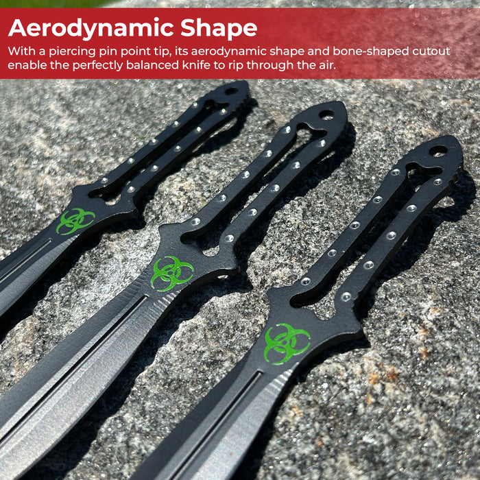 Bone Splicer Three Piece Throwing Knives