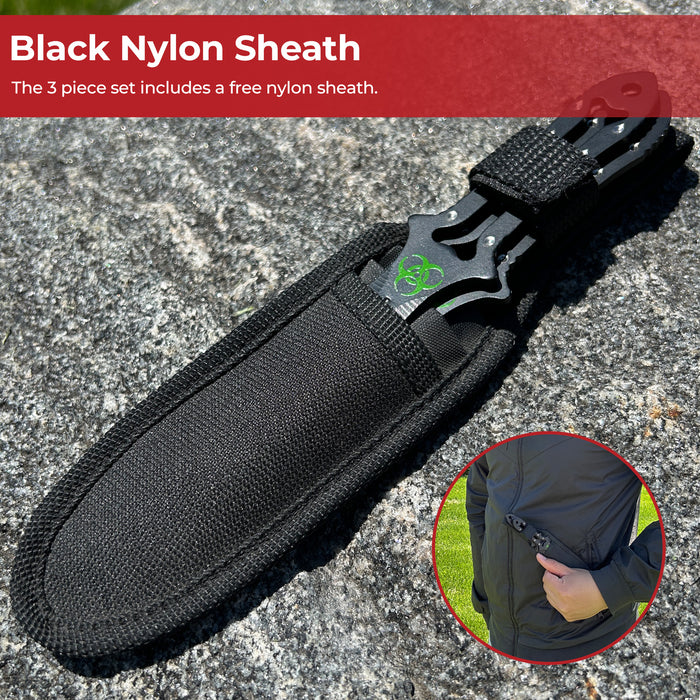 Bone Splicer Three Piece Throwing Knives