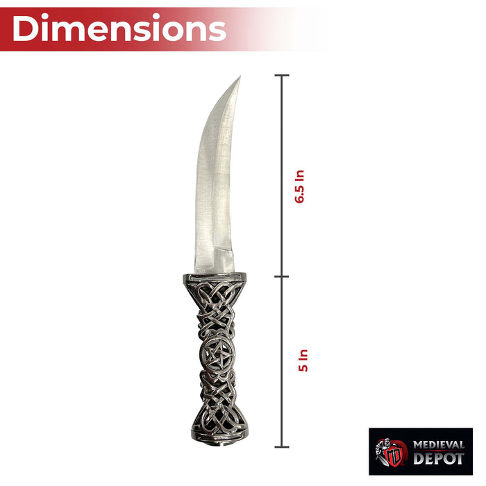 Ceremonial Sweeping Celtic Knot Dagger
