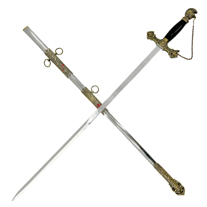 Chronicle of Chivalry Templar Knights Ornate Sword