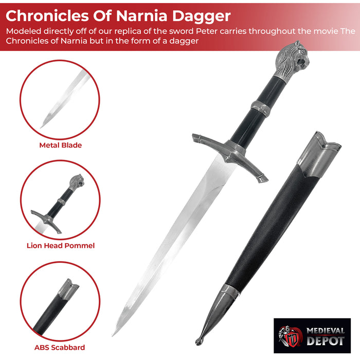 Chronicles of Narnia Dagger Black