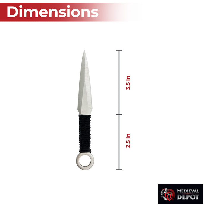 Complementary Opposites Kunai Throwing Knife Set