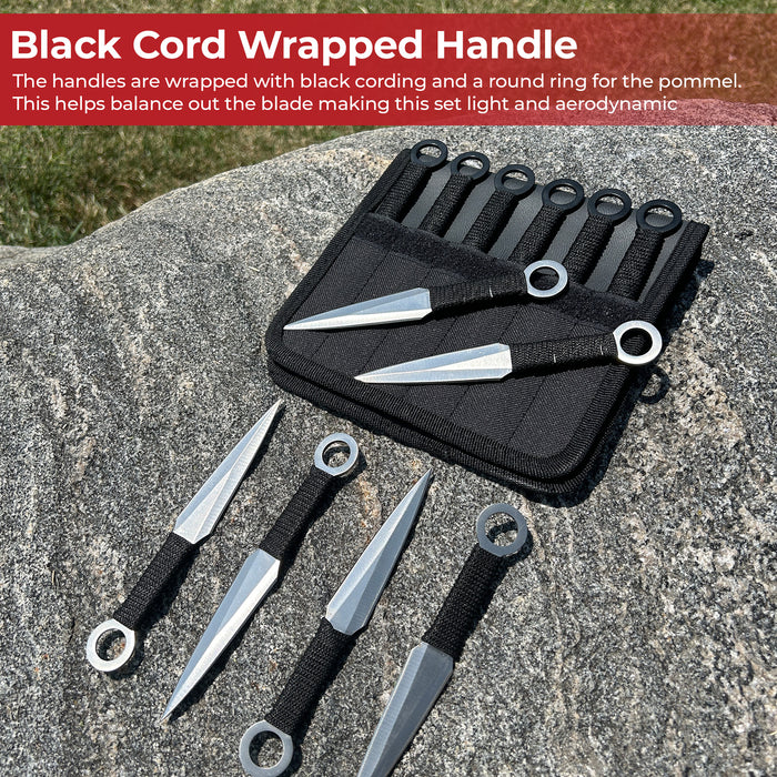 Complementary Opposites Kunai Throwing Knife Set