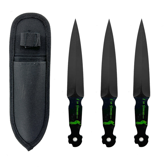 Corpse Defiance Im Coming Throwing Knife Set