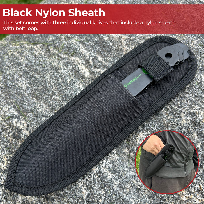 Corpse Defiance Im Coming Throwing Knife Set