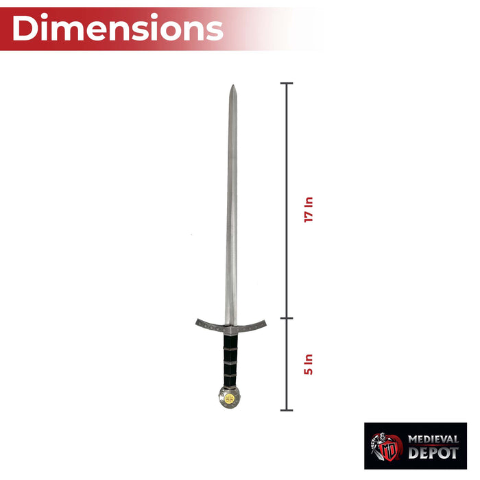 Crusader Knights Of Templar Short Sword Dagger