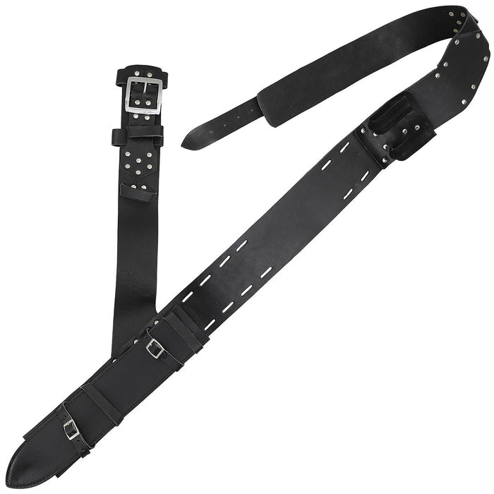 Claymore Sword Baldric - Heavy-Duty Leather Back Sling for Greatswords
