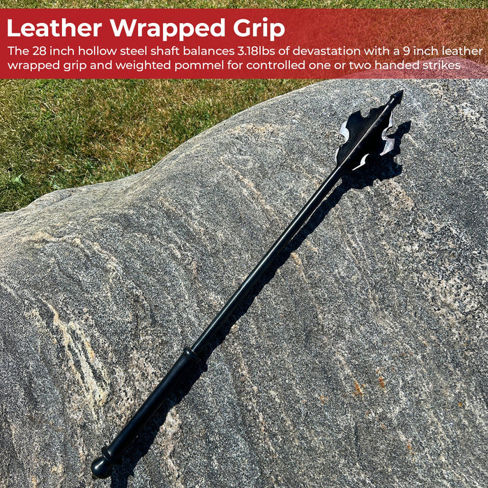 Cold Steel MAA Gothic Flanged Mace - 1055 Carbon Steel Plate-Armor Crusher