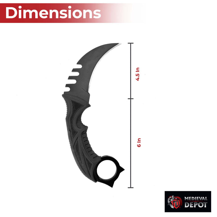 Dark Salvation Fixed Blade Survival Karambit