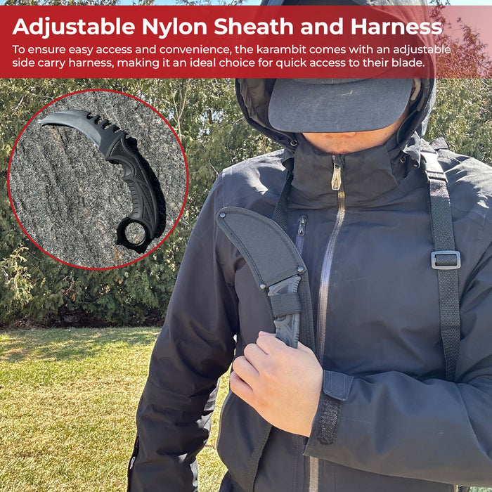 Dark Salvation Fixed Blade Survival Karambit