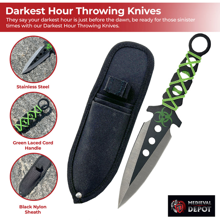 Darkest Hour Throwing Knives Set