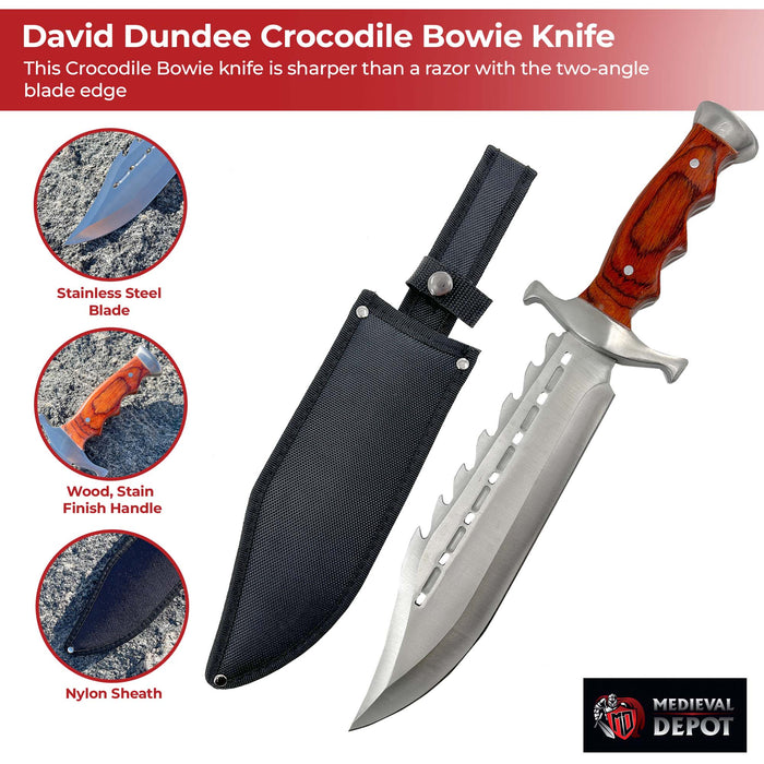 David Dundee Crocodile Bowie Knife