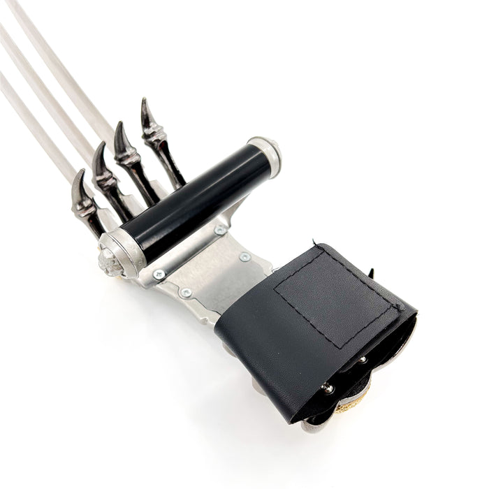 Death Skull Head Triple Claw Dagger