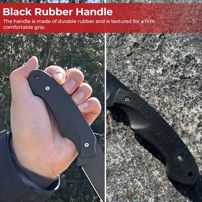 Death Stroke Full Tang Gut Hook Knife