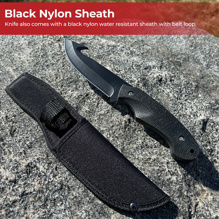 Death Stroke Full Tang Gut Hook Knife