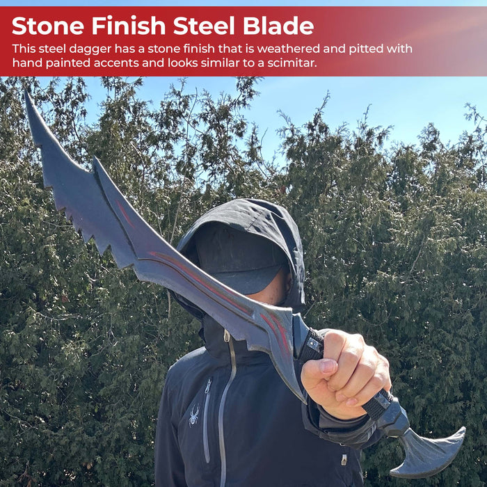 Demon Daedric Warrior Quest Role Play Dagger Full Size Replica