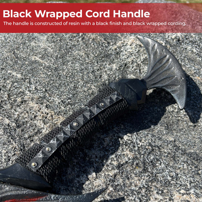 Demon Daedric Warrior Quest Role Play Dagger Full Size Replica