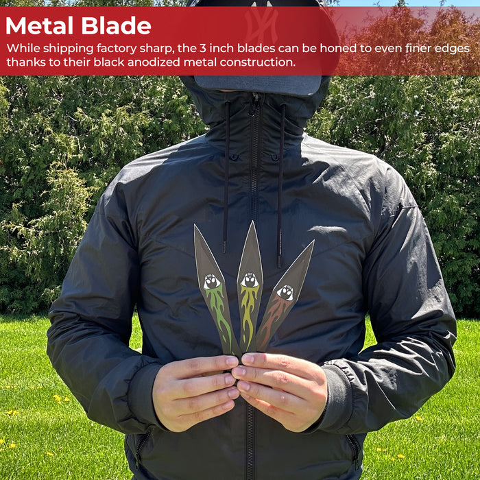 Demon Dart Three Piece Throwing Knives