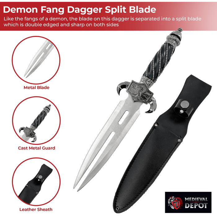 Demon Fang Dagger Split Blade