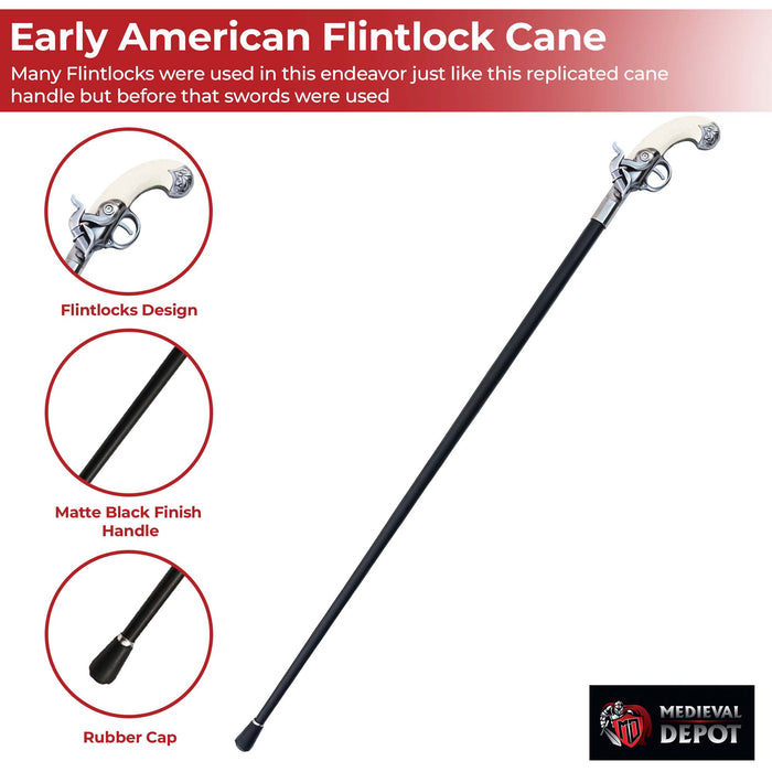 Early American Flintlock Cane