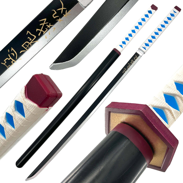 Giyu Tomioka Demon Slayer Foam Katana Sword With Scabbard