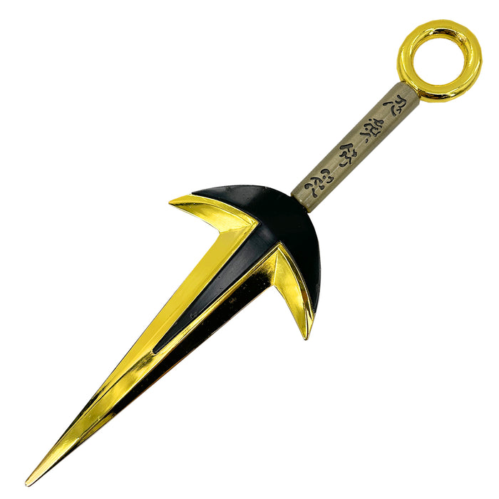 Naruto Golden Dragon Minato Tri Point Kunai Knife