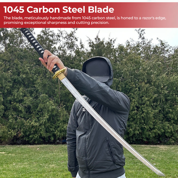 Golden Serpent Handmade Katana