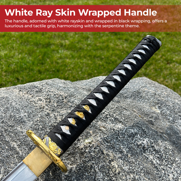 Golden Serpent Handmade Katana