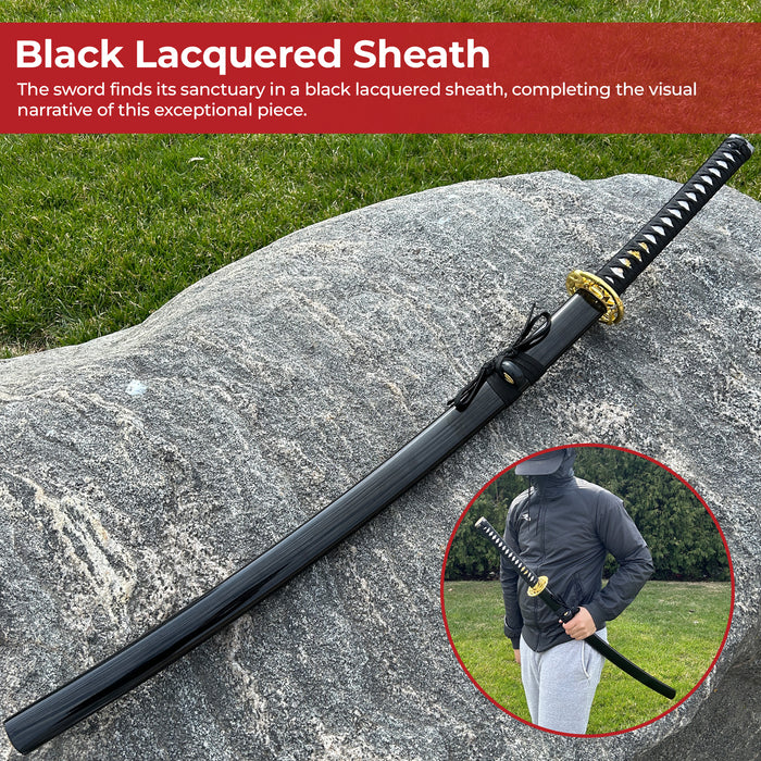 Golden Serpent Handmade Katana