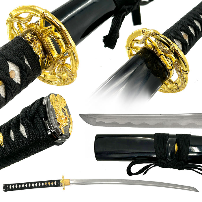 Golden Serpent Handmade Katana