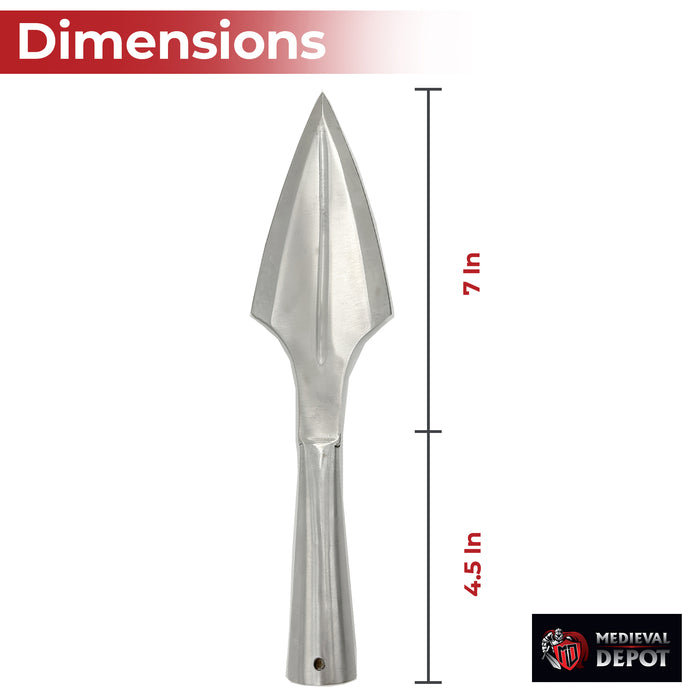 Grand Viking Age Forged Spear Head