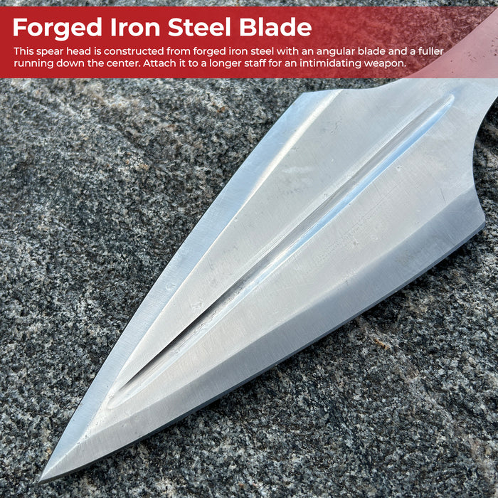 Grand Viking Age Forged Spear Head