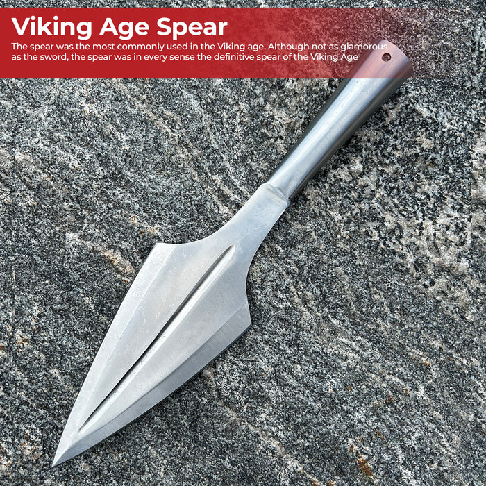 Grand Viking Age Forged Spear Head