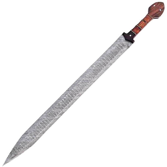 Grecian Empire Damascus Steel Xiphos Sword