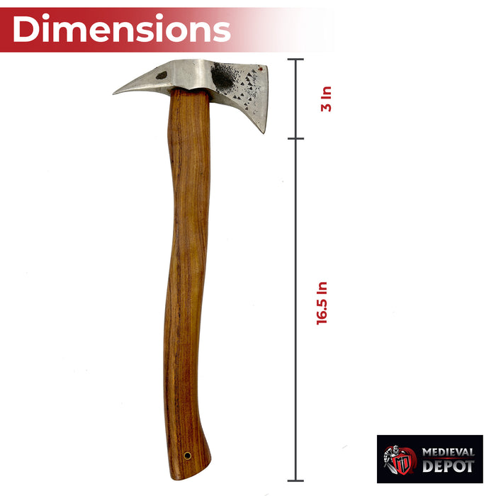 Hand Forged Fire Warden Pickaxe Hatchet