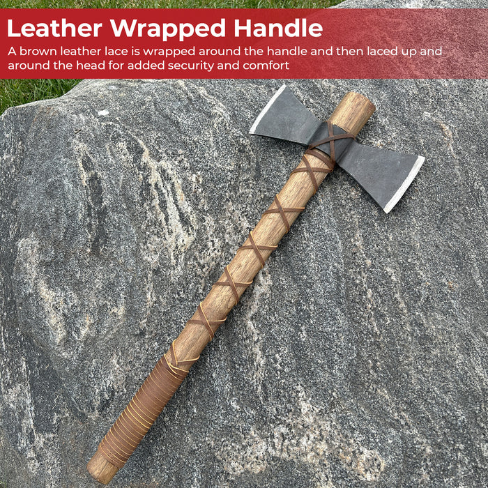 Hand Forged Fury of Atla Viking Axe